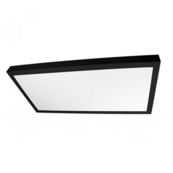 LED panel , 60W , falon kívüli , 300 x 600 mm , természetes fehér , fekete keret
