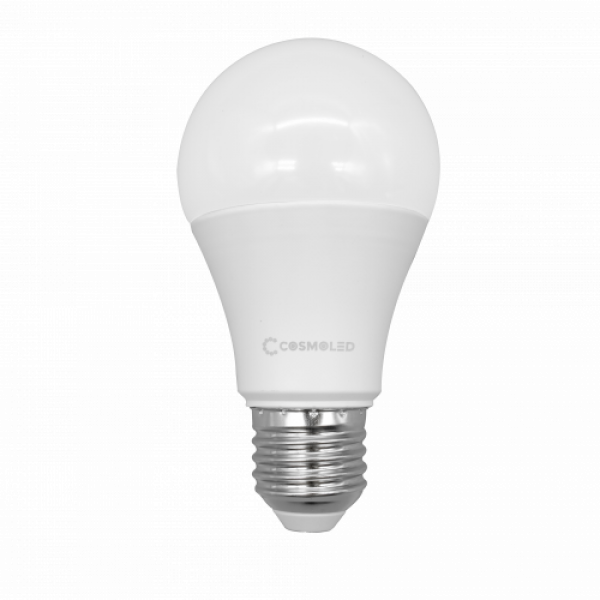 LED lámpa , égő , körte ,  E27 foglalat , 12W , meleg fehér , A60 , COSMOLED