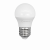 LED lámpa , égő , kisgömb ,  E27 foglalat , 6W , meleg fehér , COSMOLED