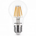 LED lámpa , égő , izzószálas hatás , filament , körte , E27 foglalat , 8 Watt , természetes fehér