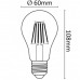 LED lámpa , égő , izzószálas hatás , filament , körte , E27 foglalat , 8 Watt , természetes fehér