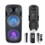 RGB Bluetooth hangszóró , party hangfal LED világítással , mikrofonnal , távirányítóval , 150 watt , USB , tölthető , 110 x 45 cm