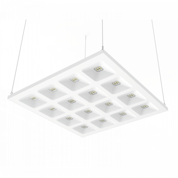 LED panel , 600 x 600 mm , 34-40 Watt , 4050-4760lm , 119 lm/W , természetes fehér , UGR<16 , TOSHIBA , 5 év garancia