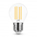 LED lámpa , égő , izzószálas hatás , filament  , E27 foglalat , G45 , 4 Watt  , meleg fehér , Modee