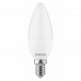 LED lámpa , égő , gyertya , E14 foglalat , 7 Watt , 220° , hideg fehér ,  TOSHIBA , 5 év garancia
