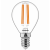 LED lámpa , égő , izzószálás hatás , filament , E14 foglalat , 4.5 Watt , dimmelhető , meleg fehér , TOSHIBA , 5 év garancia