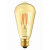 LED lámpa , égő , izzószálás hatás , filament , E27 foglalat , ST64 , 4.5 Watt , meleg fehér , borostyán sárga , TOSHIBA , 5 év garancia