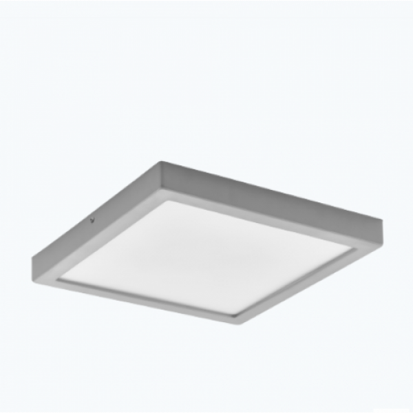LED panel , 15.5W , falon kívüli , négyzet , természetes fehér , ezüst keret , EGLO , IDUN 2 , 75634