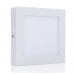 LED panel , 6W , falon kívüli , négyzet , természetes fehér , Epistar chip , dimmelhető , LEDISSIMO