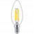 LED lámpa , égő , gyertya , E14 , 5.9 Watt , dimmelhető , 2200-2700K , meleg fehér, Philips