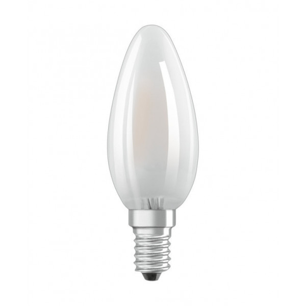 LED lámpa , izzó , E14 foglalat , opál , 5.5Watt , meleg fehér, Ledvance (OSRAM)