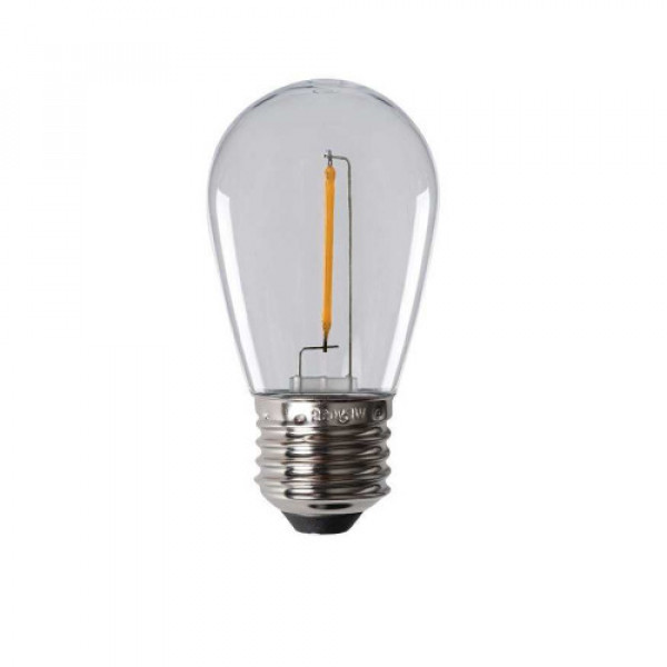 LED lámpa , égő , izzószálas hatás , filament , E27 , 0.5 Watt , 50 lm/w , természetes fehér , KANLUX