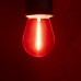 LED lámpa , égő , izzószálas hatás , filament , E27 , 0.9 Watt , 50 lm/w , piros ,  KANLUX