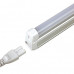 LED lámpatest , T5 , 6.5W , 92lm/w , 60 cm , sorolható , hideg fehér , Optonica