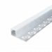 Alumínium profil LED szalaghoz , csempéhez , 2 méter/db , szürke , MATT fedővel , 4 db végzáróval , Optonica