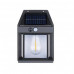 Led lámpatest , napelemes , mozgás- és szürkületérzékelős , 1 Watt , természetes fehér , kültéri , fekete , IP44