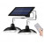 LED lámpatest , Lámpatest x 2 , 200 lumen , napelemes , távirányítóval , ideg fehér , IP44