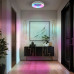 LED lámpatest , mennyezeti , 72W , RGB , CCT , dimmelhető , fehér , távirányítóval , VIDEX , EDGE