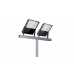 LED reflektor , kültéri , 240w , természetes fehér , 170 lm/w , MeanWell vezérlés , slim , fekete , IP66 ,  5 év garancia , LEDISSIMO TECHNICAL