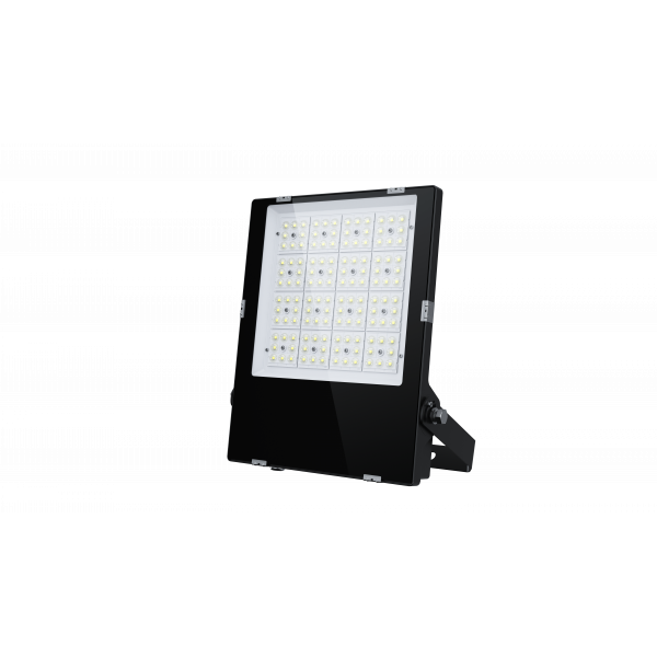 LED reflektor , kültéri , 200W , hideg fehér , 170 lm/W , OSRAM driver , slim , fekete , IP66 ,  5 év garancia , LEDISSIMO TECHNICAL