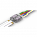 Gyorscsatlakozó , 12 mm-es RGB-CCT DOTLESS COB LED szalaghoz , 6 pólusos , szalag-vezeték toldáshoz , IP20/IP65 , MULTI SNAP