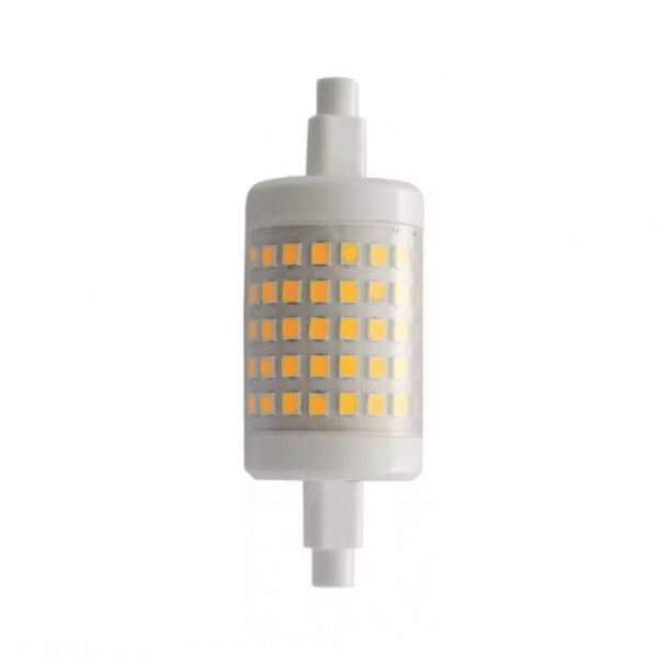 LED lámpa , égő , kukorica , R7s foglalat , 7Watt , meleg fehér , V-TAC
