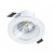 LED lámpatest , spot , 6W , süllyesztett ,  természetes fehér , dimmelhető , fehér/ átlátszó üveg , EGLO , SALABATE , 98241