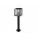 LED lámpa , állólámpa ,  kültéri lámpa , fekete , IP44 , E27-es foglalattal , üveg , 60cm , Lidio