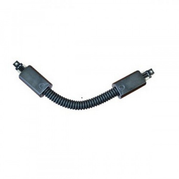 Track light sín adapter , 3 fázisú , 4 pólusú , flexibilis típus , fekete , V-tac